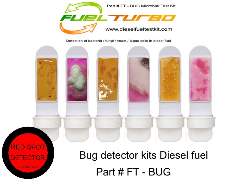 Diesel fuel test kits gallery Algae, bacteria, microbes, water & bug